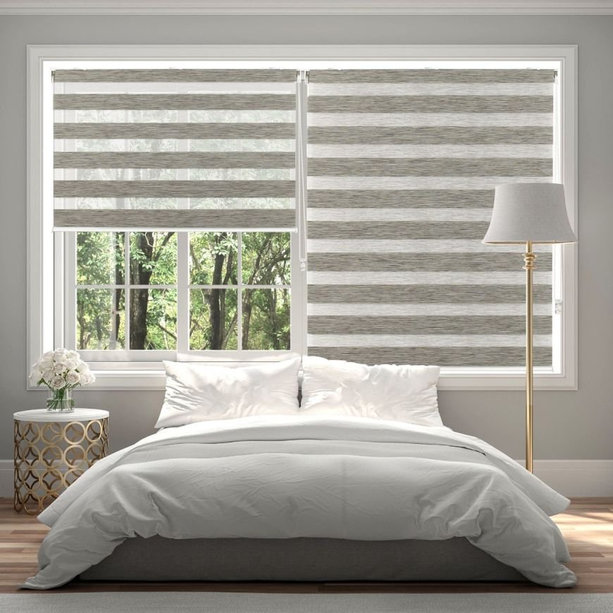Zebra blinds installed by LA Kreo